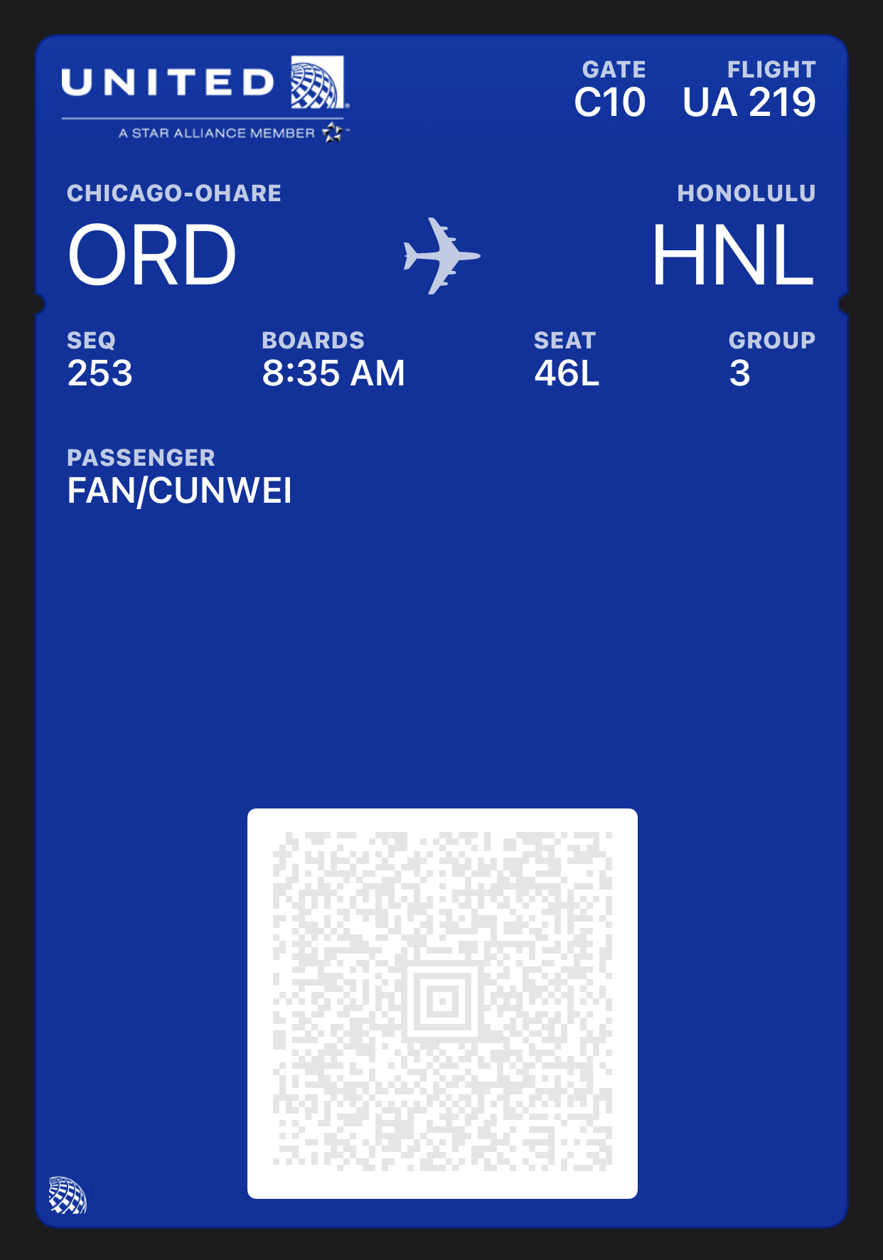 Flight ticket